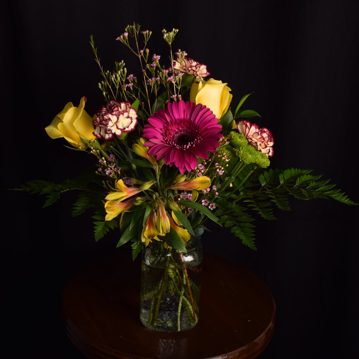 Glass Vase Arrangement