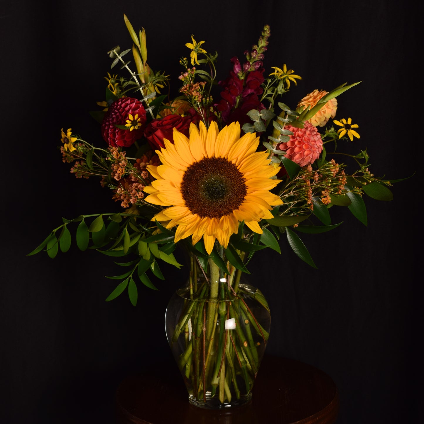 Glass Vase Arrangement