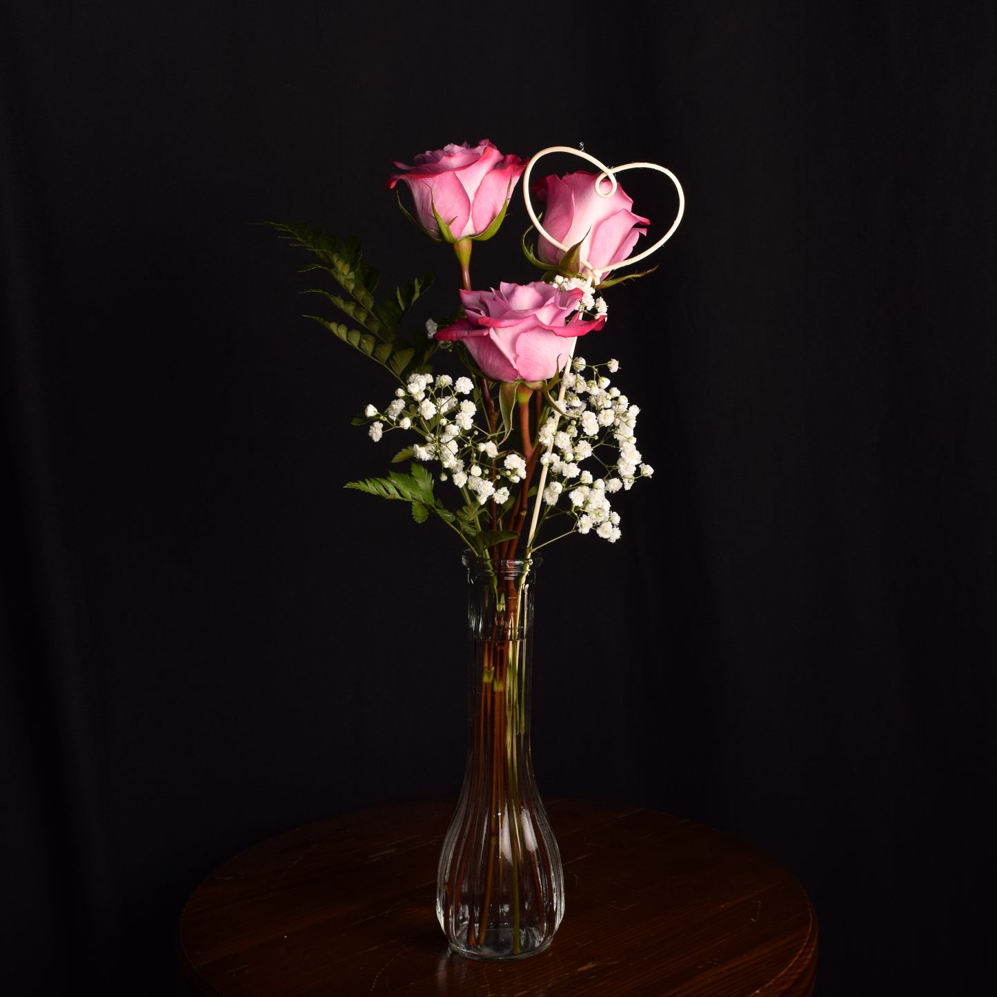 Valentines Rose Trio