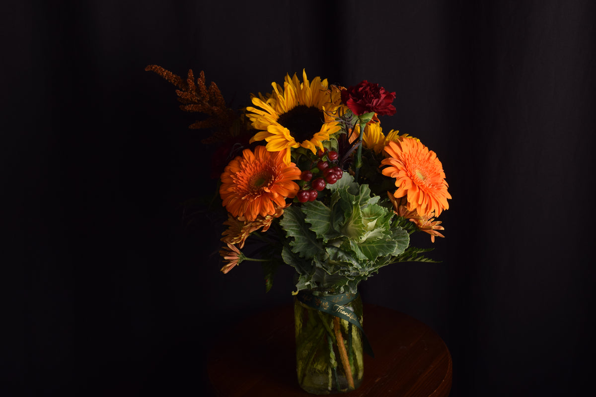 Autumn Vase Arrangement
