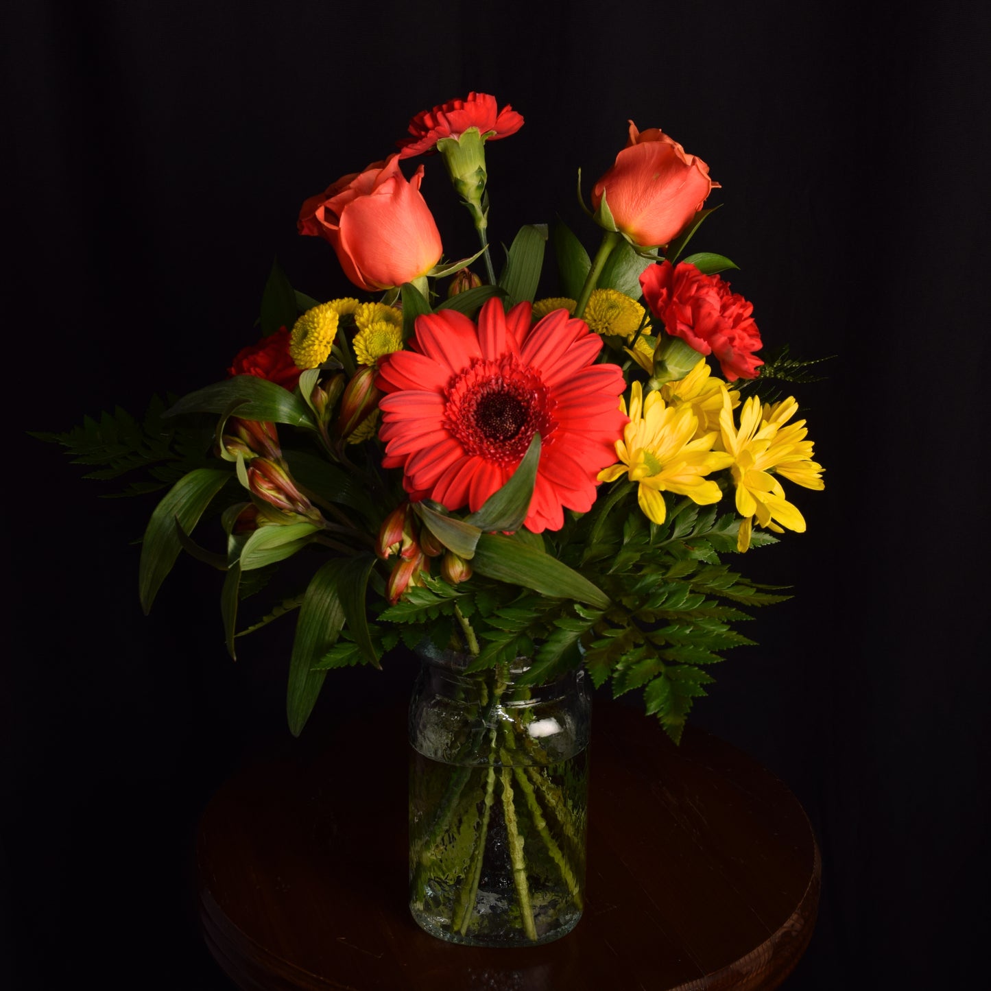 Glass Vase Arrangement
