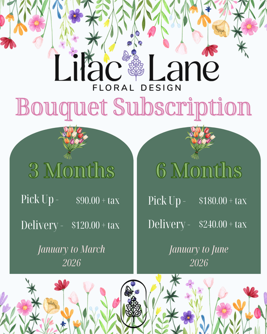 Lilac Lane Bouquet Subscription