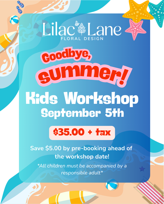 "Goodbye, Summer!" Kids Workshop