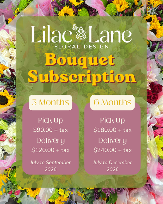 Lilac Lane Bouquet Subscription