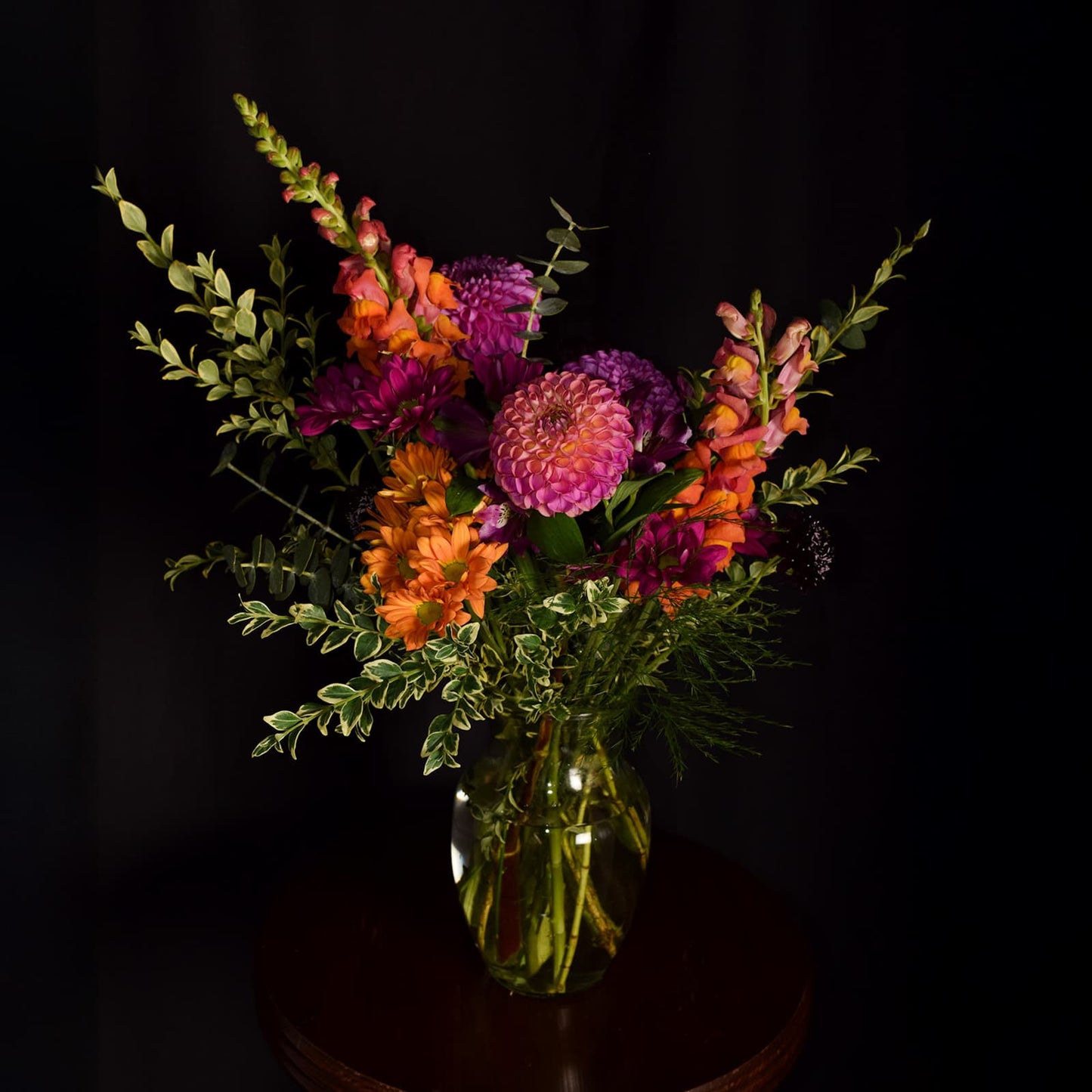 Glass Vase Arrangement