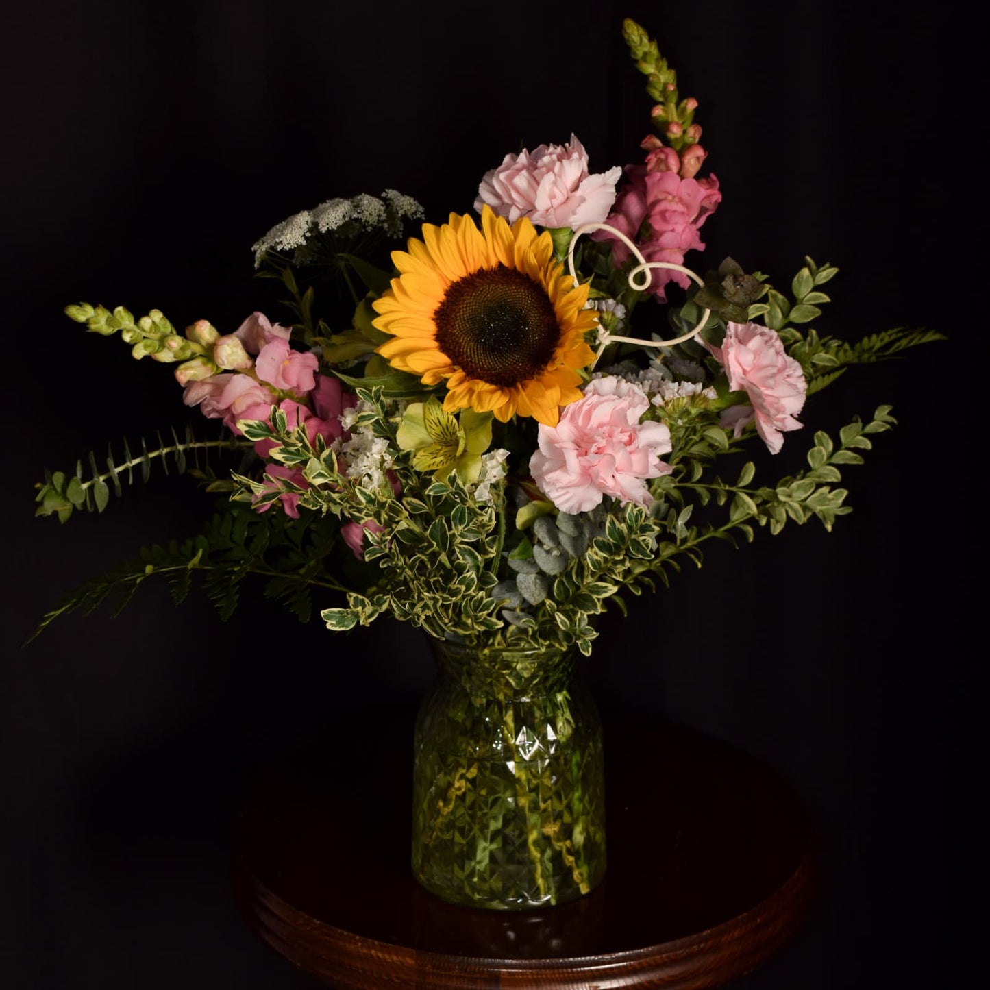 Glass Vase Arrangement