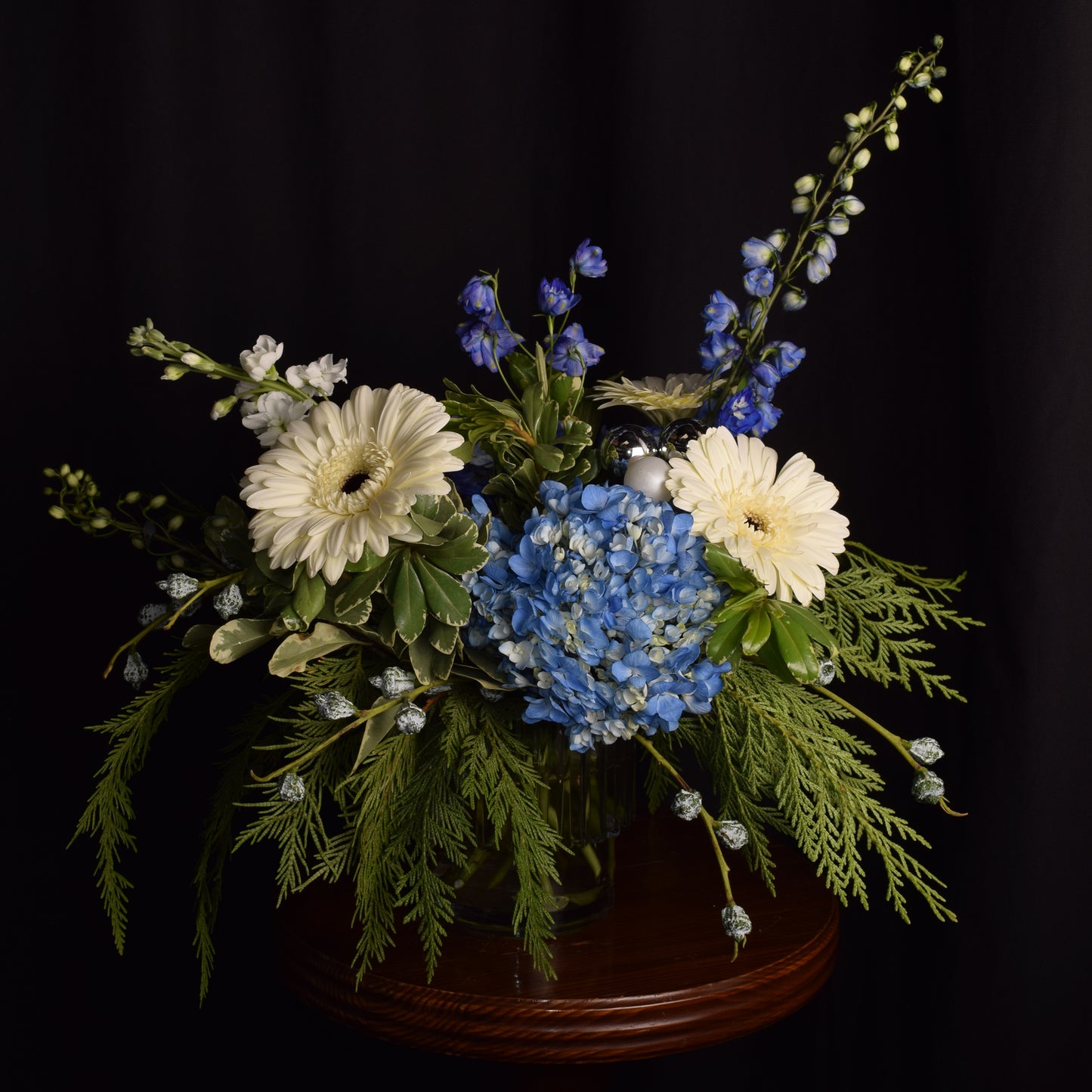 Silver Bells Vase Arrangement