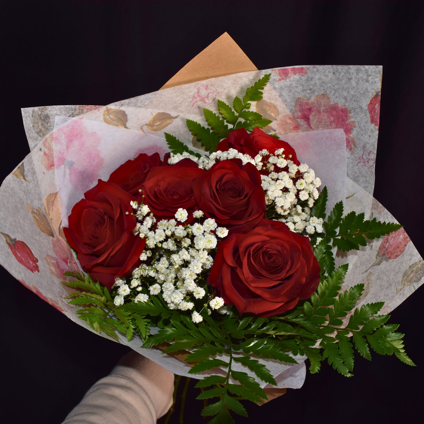 Valentines Half-Dozen Roses