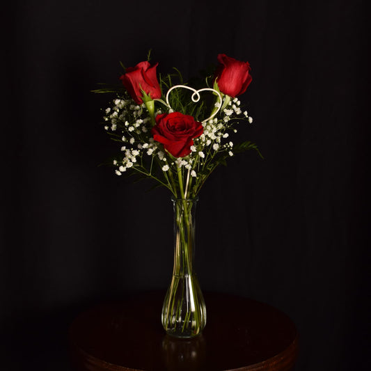 Valentines Rose Trio